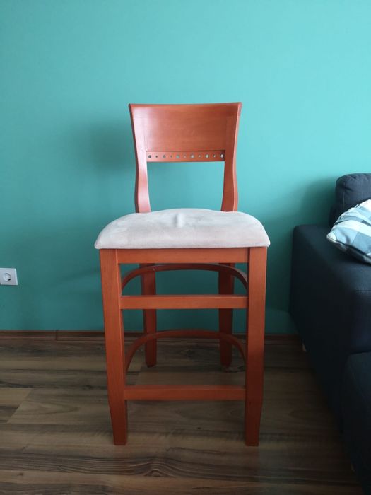 Кухненски остров + 4 стола, масив