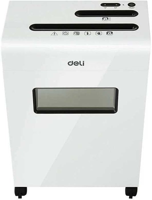 Уничтожитель бумаг DELI-9911. Р-4, 4х25, 8лист, 16л перечисления есть