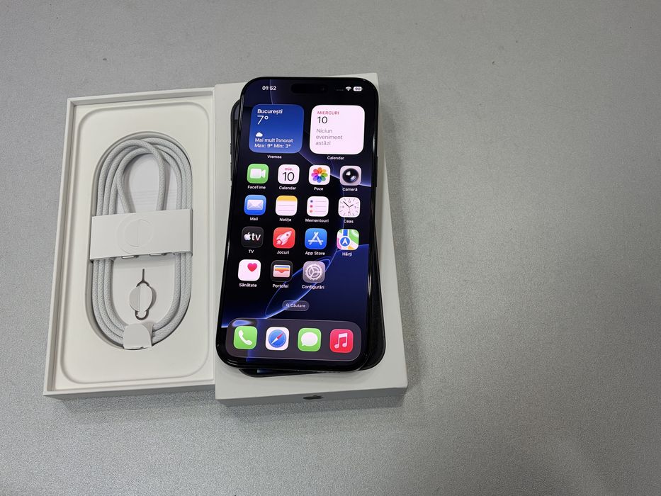 Iphone 16 Pro Max, 1TB, Black Titanium, la cutie