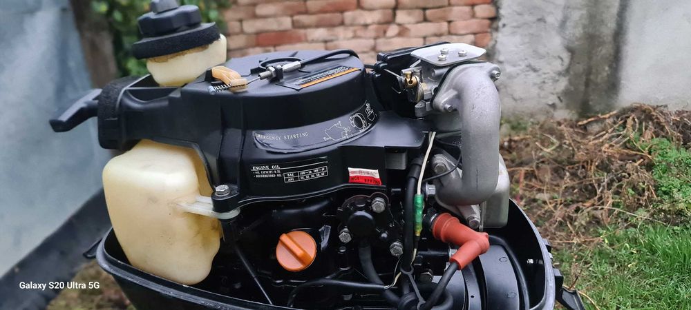 Motor de barca Parsun 5 cp,4 timpi modificat la 6cp,acte aproape nou