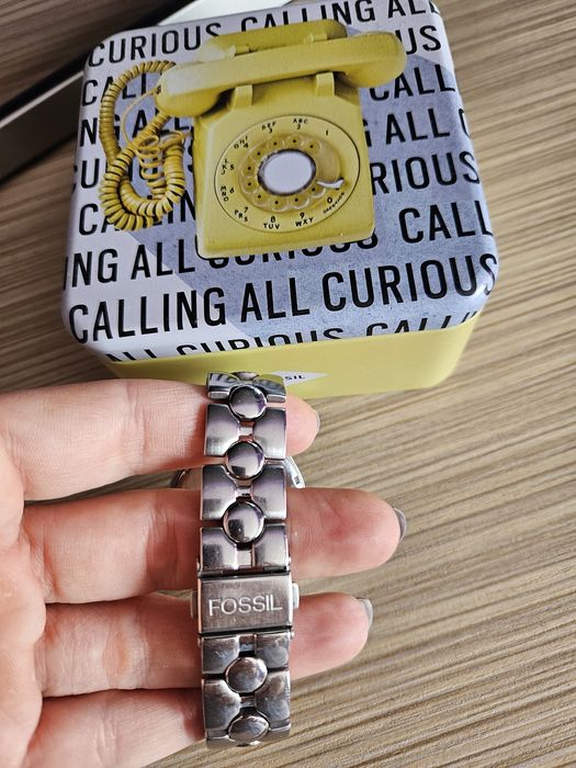 Ceas Fossil cu diamant la h 12