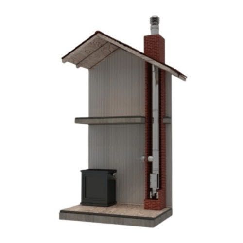 Coș inox profesional Izonox 5 m pornire de la sol - Transport gratuit