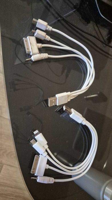 Кабел DATA 3 в 1 Type-C, micro USB и Lightning и още ...