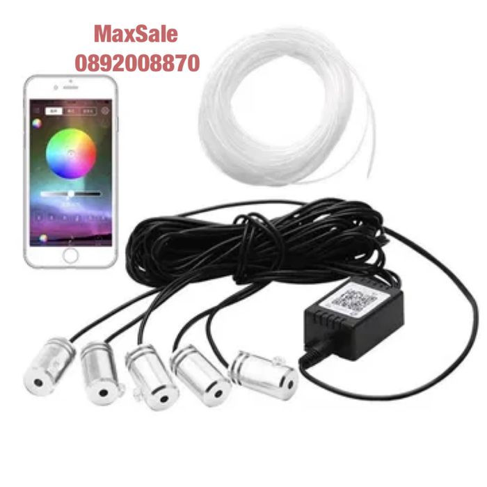 LED RGB лента за кола интериорно осветление audi mercedes bmw vw