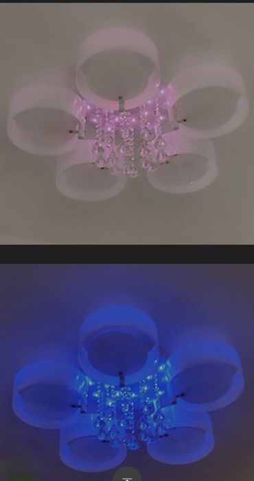 Lustra led cu telecomanda