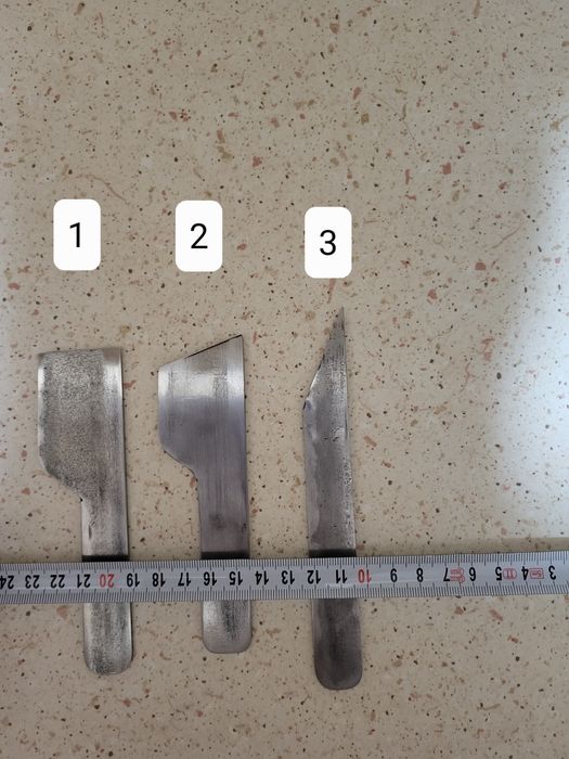 Cutit taiat piele HSS otel rapid M2