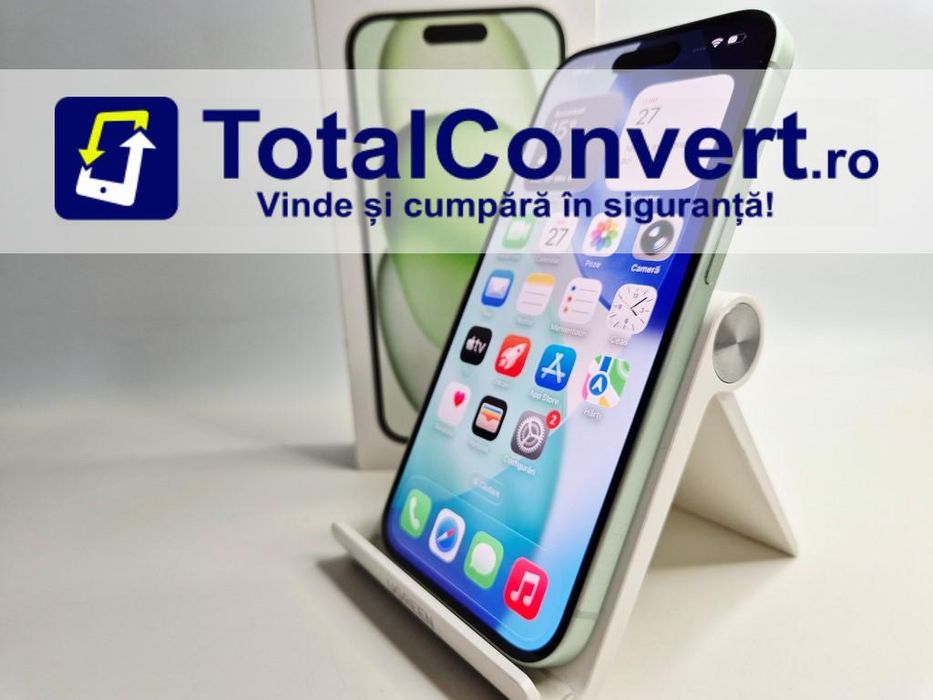 Apple iPhone 15 128GB Green 6GB Single SIM, Garantie 24 luni | #D87689