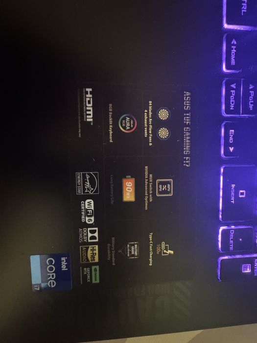 Laptop gaming ASUS TUF F17