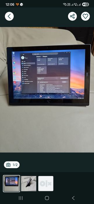 Dezmembrez tableta Lenovo X1, display 13,3 rez 2k