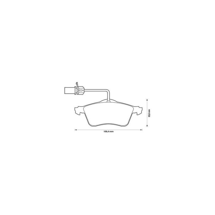 Placute frana fata Volkswagen Transporter 4 Bus (70xb, 70xc, 7db, 7dw), 09.1990-06.2003, marca SRLine S70-0228