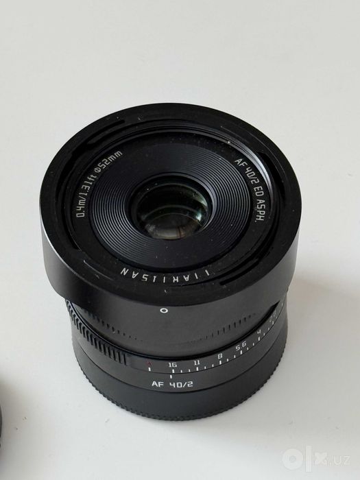 Объектив TTArtisan 40mm F2 для Sony (E-mount)