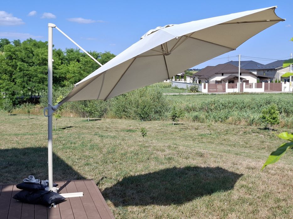 Umbrela de exterior 3.5m, bej