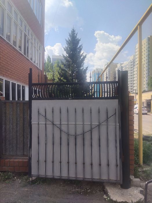 Въездные ворота и калитка железные