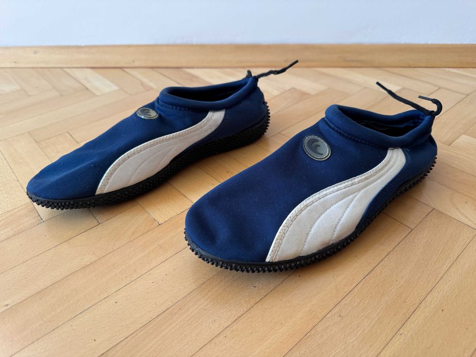 Луксозни запазени мъжки кожени обувки мокасини сандали # 42-43