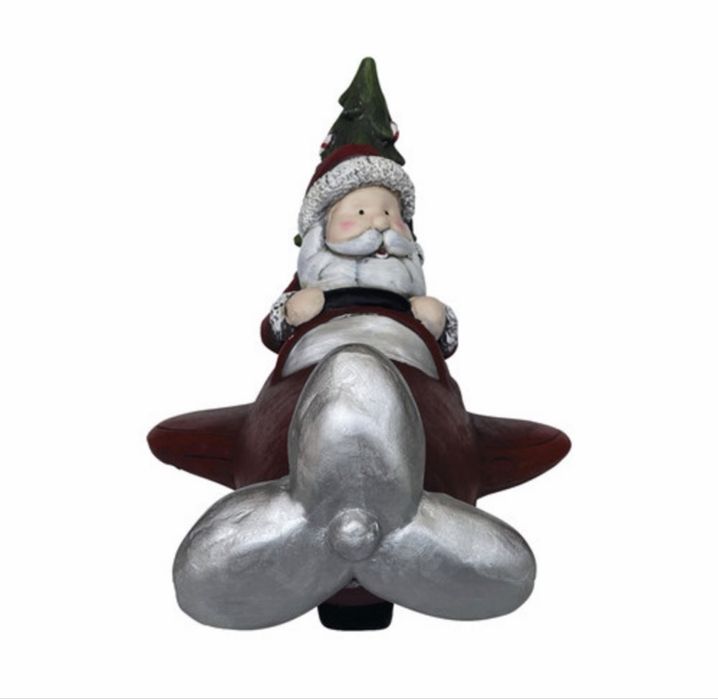 Cum.par  Decoratiune/Statuie Mos Craciun- Lafiora