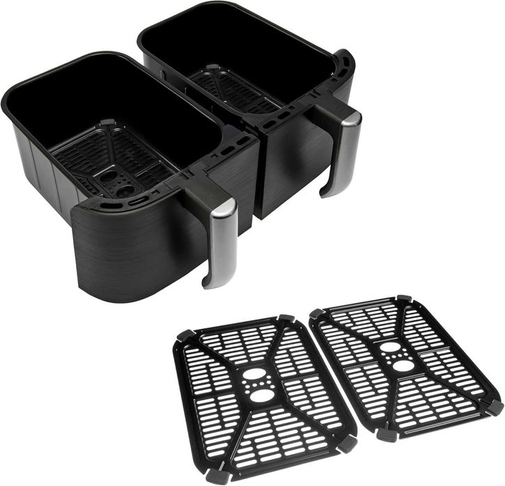 Фритюрник / еър фрайър Russell Hobbs Rapid AirFryer 27681-56, 2 камери