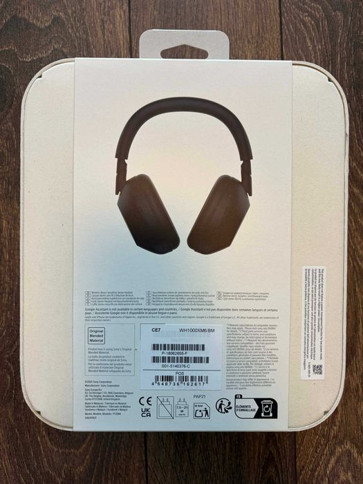 Безжични слушалки Sony - WH-1000XM6 (черни)  + 2 години гаранция