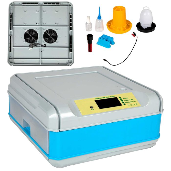 Incubator Clocitoare Automat 64 Oua Gaina Prepelita Gasca Rata NT