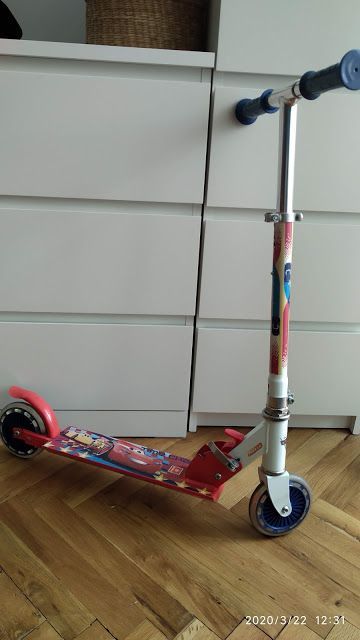 Тротинетка MONDO с 2 колела CARS 3 18100