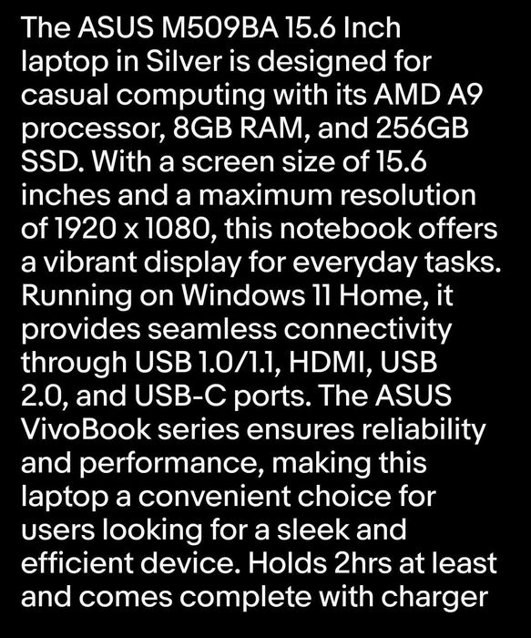 ASUS Laptop nou nefolosit