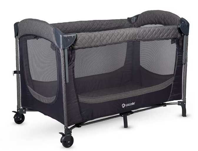 Patut co-sleeper Insieme si Saltea bebe cocos 3D, 120x60 cm, Saltsib