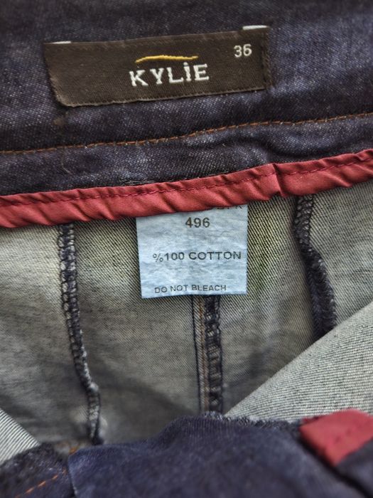 Джинсовая юбка синего цвета