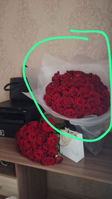 Цветы ,красивые красные розы