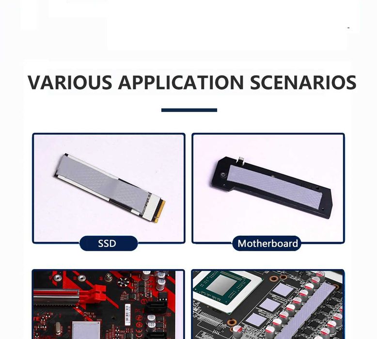 Pad Termic Siliconic UPSIREN disipare caldura 15w/Mk 0.5 - 3.0mm