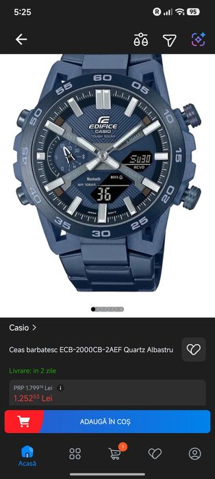 Ceas casio la 50% din preț