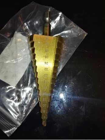 Конусна бургия, конусовидна бургия, свредло, 4-32мм