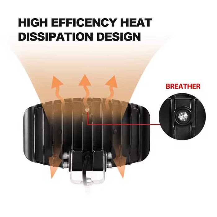 180W Мощен LED Диоден Халоген за Камиони Халогени за ролбар за Камион