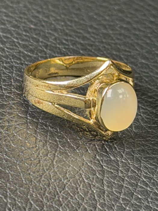 Златен пръстен Ахат чисто нов Gold 14K 585 prasten zlaten