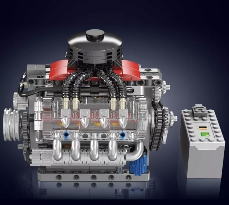 Миниатюрен V8 спортен двигател