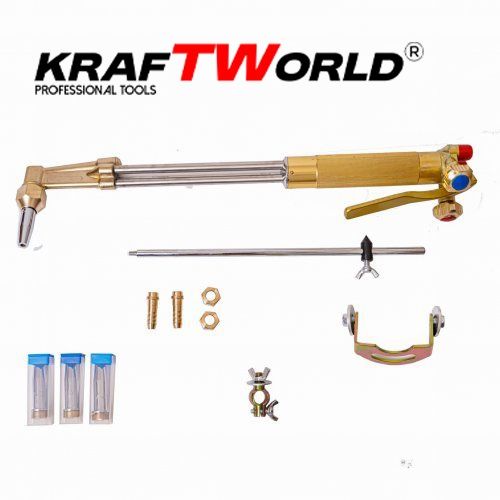 Професионален резак за газокислородно рязане – KRAFTWORLD 440мм с перг