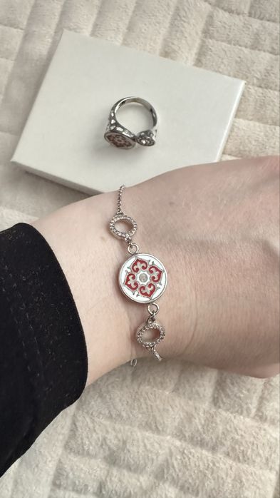 Продам браслет и кольцо, серебро 925 пр.