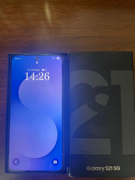 Samsung S21 FE, коробка, отличное состояние