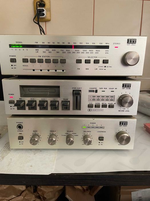 sistem audio midi ITT  2440 -tuner ,deck,amplificator