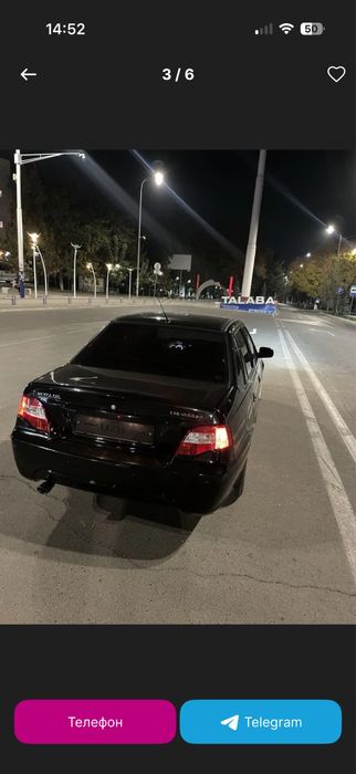 Nexia 2 Qora 1.6 Dons 102 Min xalol probeg