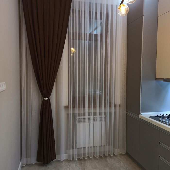 Parda tikish xizmati 49000 so'm karniz metiri .