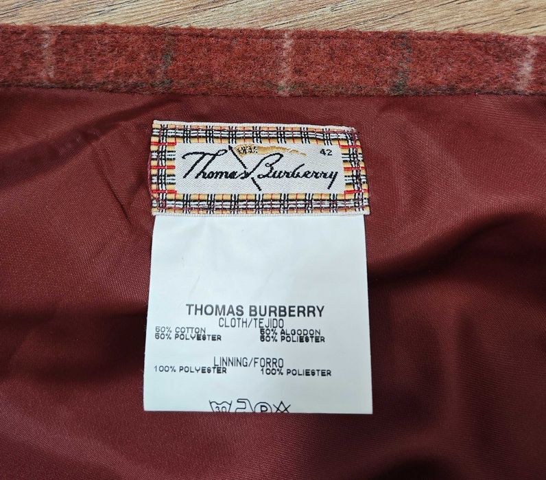 Thomas Burberry Оригинална дамска пола размер 42 / M