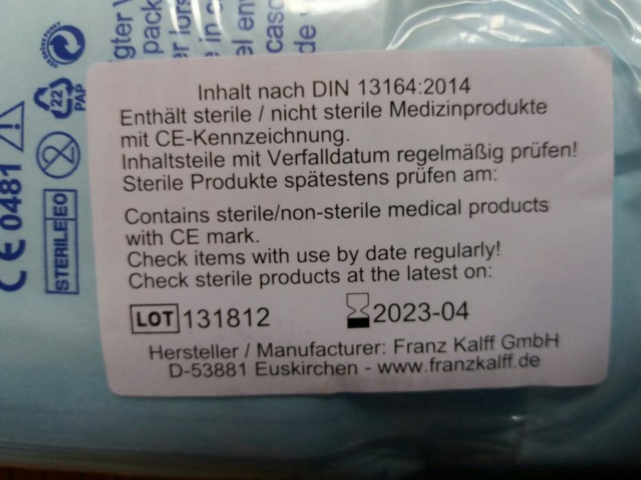 Trusa medicala auto originala noua VW Volkswagen Germania val. 05/2026