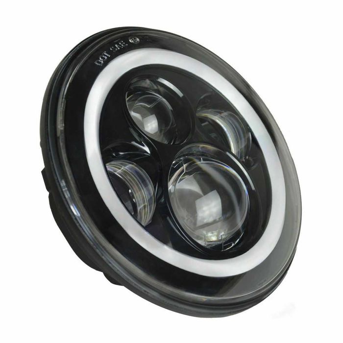 КТ LED Фарове 200W 7 Инч Фарове за Lada Niva Jeep Wrangler Cherokee KJ
