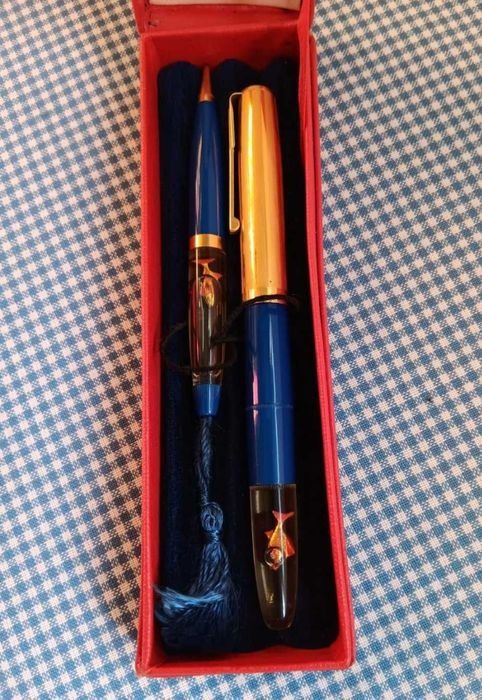 Stilou si pix vechi Rusesc, Set de colectie, Perioada comunista RSR