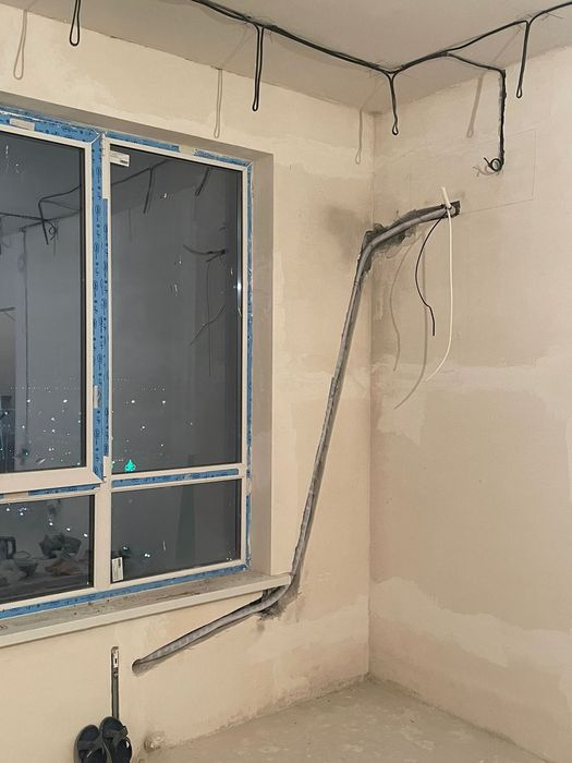 Установка кондиционеров до ремонта