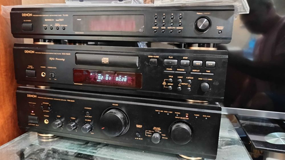 DENON PMA-655R, YAMAHA AX-10. Kenwood DP-M87