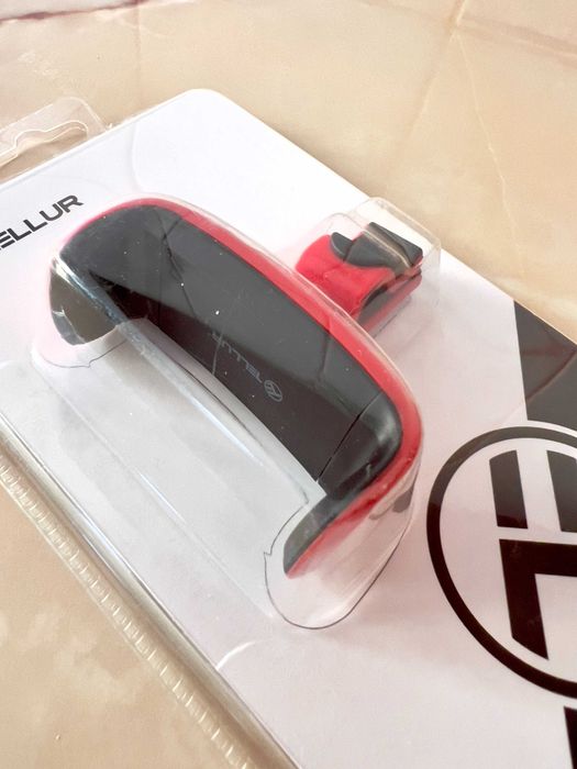 Suport auto telefon TELLUR pentru ventilație / Roșu / Nou sigilat