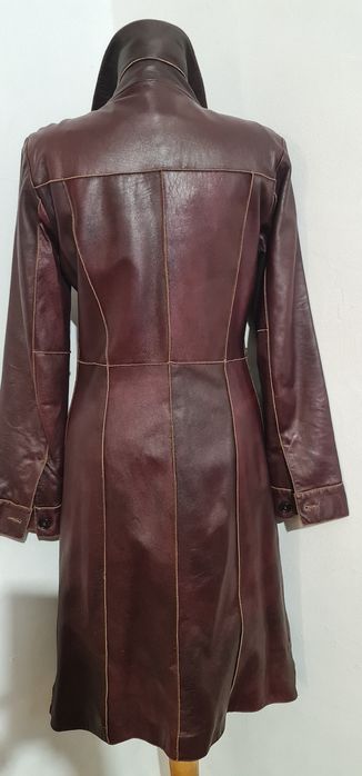 Benetton манто от естествена кожа