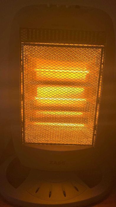 Radiator cu halogen Zass HS 01, 1200 W, 3 trepte, cu protectie