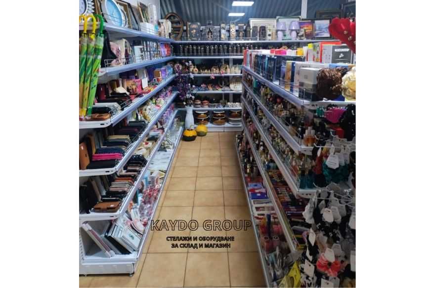 Магазинен стелаж, рафт, метални стелажи, професионално оборудване