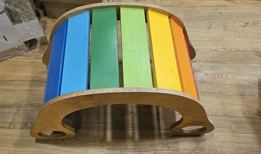 Мултифункционална детска люлка Tutu Rocker – дървена, ръчно изработена